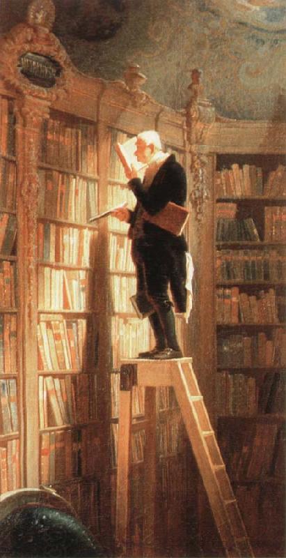 Carl Spitzweg the bookworm China oil painting art